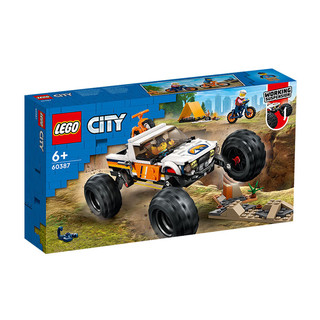 LEGO 乐高 City城市系列 60387 4x4 越野车大冒险