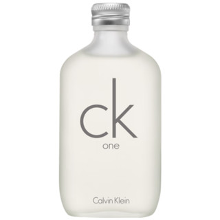Calvin Klein凯文克莱CK中性男女香水100/200ml柑橘香 CK ONE白瓶 EDT 清新柑橘调 100ml