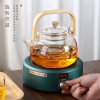 QEUANLBAR 全霸 电陶炉茶炉煮茶器小型烧水玻璃壶泡茶炉迷你电磁炉家用静音电热炉