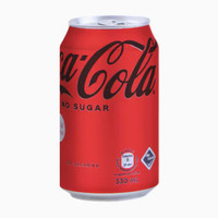 Coca-Cola 可口可乐 无糖 零度汽水 330ml*8听
