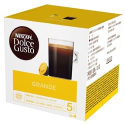 Dolce Gusto 多趣酷思 美式醇香胶囊咖啡黑咖啡进口果香风味中度烘焙16颗装