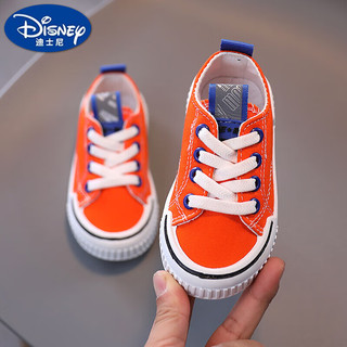 迪士尼（Disney）2023年春秋新款布鞋夏季韩版儿童帆布鞋童鞋男童鞋子板鞋女童 绿色 29码内长17.5cm