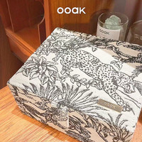 OOAK艺术家复古提花双层首饰盒2023新饰品箱耳饰收纳盒珠宝首饰盒