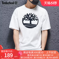 Timberland 官方T恤男士夏季户外运动休闲衣透气半袖圆领纯棉短袖A6281