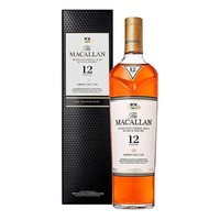 MACALLAN 麦卡伦 12年 雪莉桶 单一麦芽 苏格兰威士忌 700ml 礼盒装