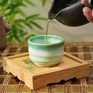 美浓烧 Mino Yaki）日本原装进口茶杯中古日式手工复古侘寂风陶瓷主人杯子茶具 晴夜