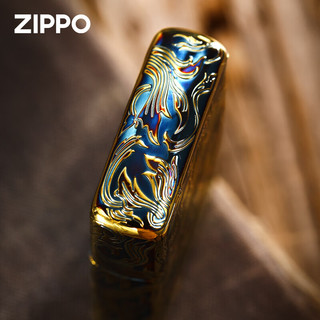 ZIPPO 之宝 防风煤油打火机 唐草·熏金色限量款