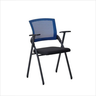 创圣培训椅折叠培训桌椅一体桌凳带轮会议室椅子学生会议椅网布培训椅