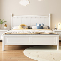 起凤实木床青少年单人床儿童床简约现代卧室家具 1.2米框架床