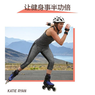Rollerblade轮滑鞋成人溜冰鞋刷街休闲透气健身旱冰进口macroblade系列 80W灰红-女 36/男40