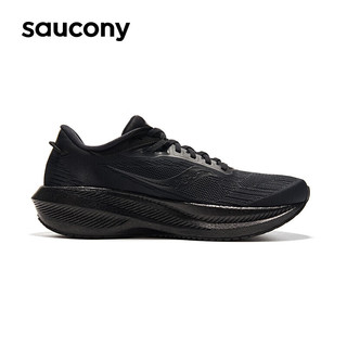 saucony 索康尼 胜利21跑鞋男减震透气跑步鞋训练运动鞋黑42.5