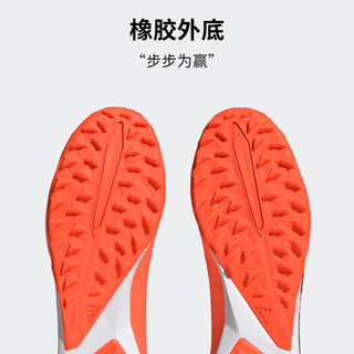 adidas 阿迪达斯 PREDATOR TF男女硬人造草坪飞盘腰旗橄榄球足球鞋 橙色/黑色 36.5(225mm)