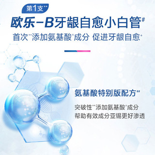 欧乐B（Oral-B）牙膏牙龈专护系列自愈小白管含氨基酸减少红肿出血清新口气家庭装 90g修护清新+90g对抗红肿