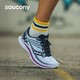 saucony 索康尼 菁华12轻量跑鞋男鞋减震训练跑步鞋运动鞋女慢跑鞋KINVARA 棋盘格配色-女 39