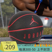 NIKE耐克篮球成人 JORDAN经典黑红色室内外通用7号球比赛训练PU球