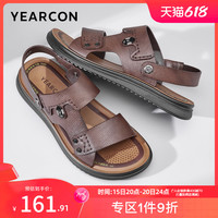 意尔康男鞋2023新款男士开车爸爸凉鞋外穿沙滩鞋户外休闲凉拖两用