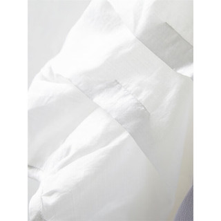 颜域（YANYEE）条纹拼接针织衫上衣女夏季2023新款时尚个性薄款休闲洋气小衫 白色 L/40