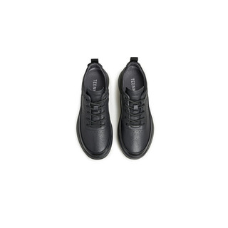 天美意2023秋新款商场同款舒适时尚运动鞋户外男休闲鞋3KQ01CM3 黑色 39