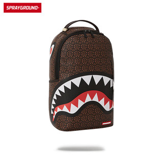 SPRAYGROUNDSprayGround23新款鲨鱼嘴双肩包大容量通勤户外旅行书包W0915706 褐色