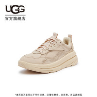 UGG2023秋季女士舒适圆头纯色系带厚底老爹鞋时尚休闲鞋 1136845