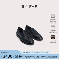 BY FAR 23早春新品Rafael牛皮革厚底乐福鞋女鞋