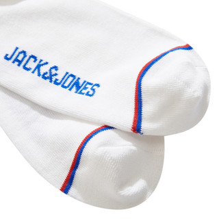 杰克·琼斯（JACK&JONES）夏季NBA联名时尚街头运动潮男袜子百搭个性中筒袜22321Q044 本白-A06 26-28/M