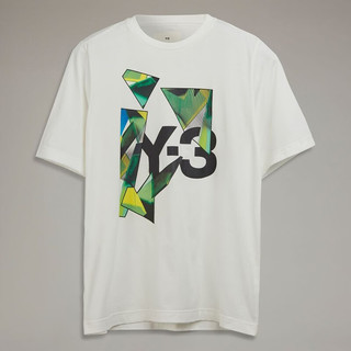 Y-3GRAPHIC夏新款男士T恤y3情侣款短袖圆领t恤38IL1790 白色 M