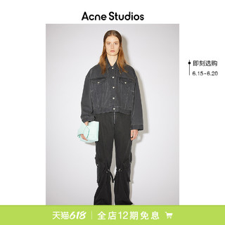 Acne Studios女士 复古经典版型宽松长袖牛仔上衣夹克短外套