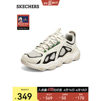 SKECHERS 斯凯奇 啵啵熊老爹鞋复古潮流运动鞋894224 自然色/黑色/NTBK 41