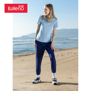 班尼路（Baleno）夏季休闲翻领POLO衫纯色弹力T恤女 B95 XXL