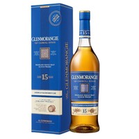 GLENMORANGIE 格兰杰 15年卡德堡 苏格兰单一麦芽威士忌 700ml礼盒装
