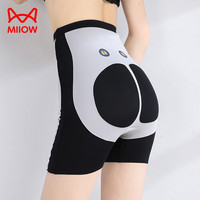 猫人（MiiOW）悬浮裤女高腰收腹提臀鲨鱼裤显瘦瑜伽芭比裤子外穿打底裤 黑色 L