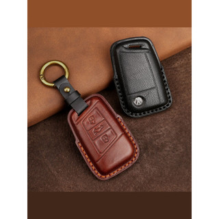 袋鼠汽车钥匙套适用于大众钥匙包迈腾帕萨特车钥匙包 A款棕色