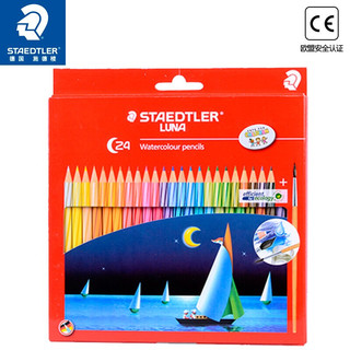 STAEDTLER 施德楼 13710C24 水溶性彩色铅笔 24色