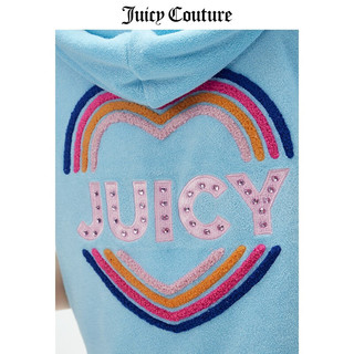 JUICY COUTURE橘滋外套女2023夏季新款美式运动短袖夹克上衣 橘色 XS