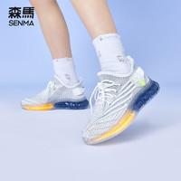 森馬（Senma）飞织鞋女鞋春夏运动鞋女网面运动鞋女士慢跑步鞋子女 灰色(女鞋)D款XL-BK07H 36