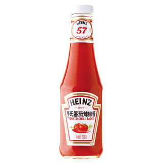 Heinz 亨氏 番茄辣椒酱 瓶装番茄辣椒酱 薯条披萨意面酱 325g 卡夫亨氏出品