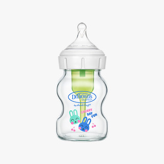 布朗博士 婴儿玻璃宽口兔子奶瓶 150ml