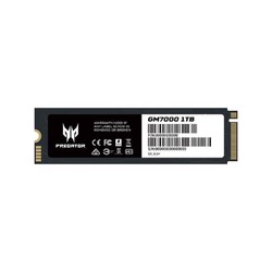 PREDATOR 宏碁掠夺者 GM7000 NVMe M.2 固态硬盘 1TB（PCI-E4.0）