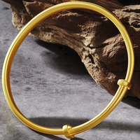 京东京造 JZ-czBA99013 圆形足金手镯 30g