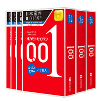 88VIP：OKAMOTO 冈本 001超润滑 安全套 18只（3片*6盒）
