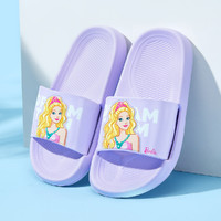Barbie 芭比 儿童凉拖2023夏季新款芭比公主软底防滑女童拖鞋家居鞋