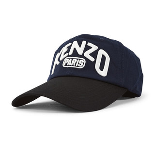 KENZO 凯卓 高田贤三（KENZO）logo刺绣微标棒球帽 FD55AC891F41 76 海军蓝