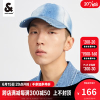 杰克·琼斯（JACK&JONES）杰克琼斯男士休闲字母刺绣装饰渐变遮阳鸭舌帽2232H1026 蓝色E39 均码