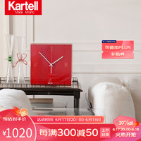 Kartell 意式简约多色可选进口钟表TIC&TAC 1910+xx/镀铬