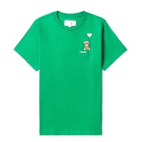 :CHOCOOLATE 饰logo小熊刺绣T恤 B1XTEL1998XEEGRX