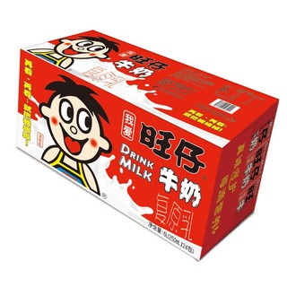 Want Want 旺旺 旺仔牛奶 儿童营养早餐奶 原味 礼盒装  250ml*24包