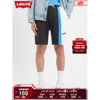 Levi's李维斯23新品男士休闲简约LOGO印花短裤轻薄透气舒适A6260-0002 拼色 XL