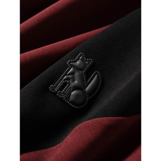 William fox&sons威廉福克斯AIR双面棉透气科技纤维”零“感面料立体裁剪宽松短袖T 红色 L/175