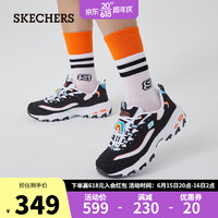 斯凯奇（Skechers）Skechers小白鞋运动休闲896140 黑色/多彩色/BKMT 37